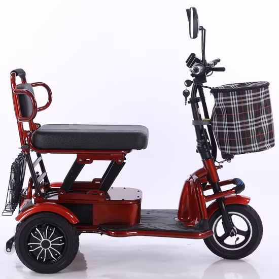 Tricycle électrique de vente chaude pliant le scooter démodé petit scooter portatif de tricycle pour l'handicapé